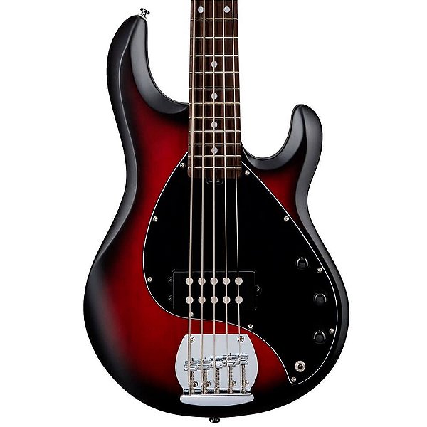 Contrabaixo 5C Music Man Sterling Sub Ray 5 Red Burst Satin