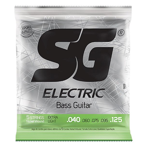 Encordoamento SG Strings .040/.125 Leve para Contrabaixo 5C