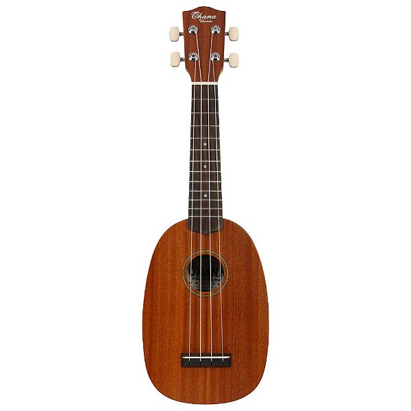 Ukulele Acústico Ohana PK-10 Pineapple Soprano com Capa