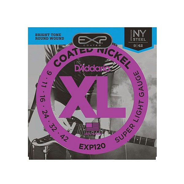 Encordoamento D'addario EXP120 .009/.042 Para Guitarra