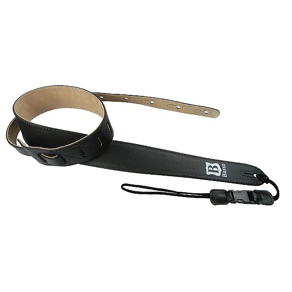 Correia de Couro Basso FZ 01 Firenze Preto