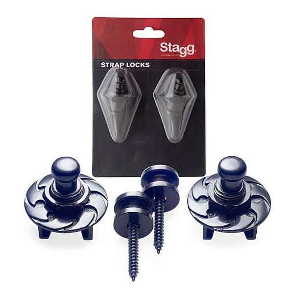 Strap Lock Stagg SSL1 Black
