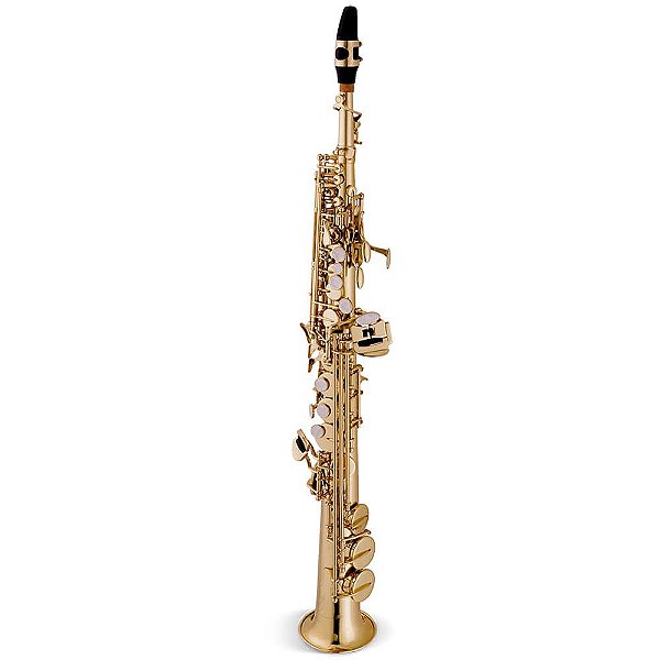 Saxofone Soprano Vogga VSSP701N Laqueado em Bb (Si Bemol)