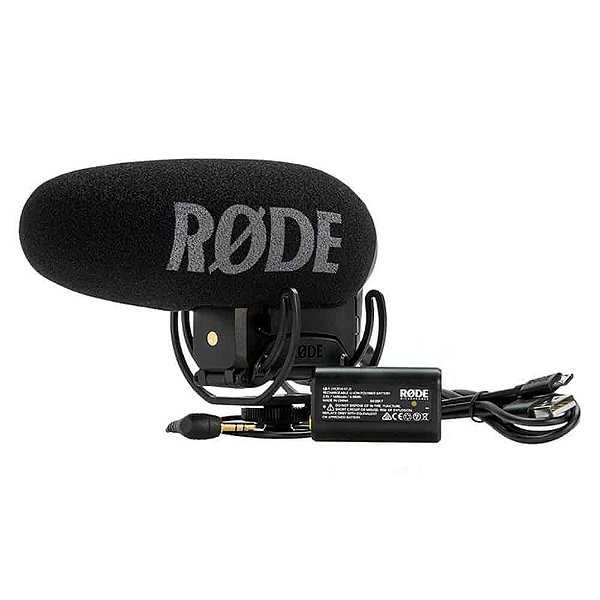 Microfone Rode VideoMic Pro+ para Câmeras