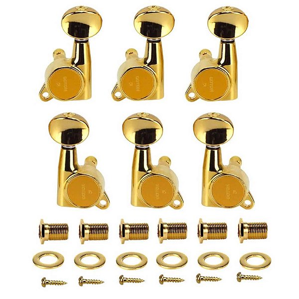 Tarraxas Gotoh SG38105MGG Dourada 3+3 com Trava