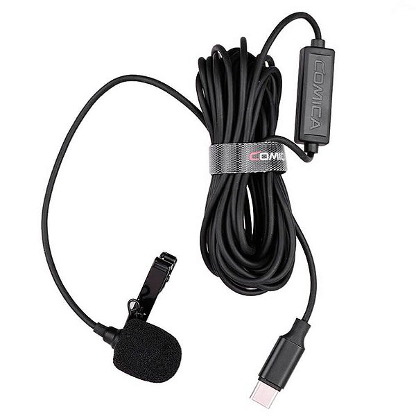 Microfone de Lapela Comica CVM-V01SP UC para Smartphone