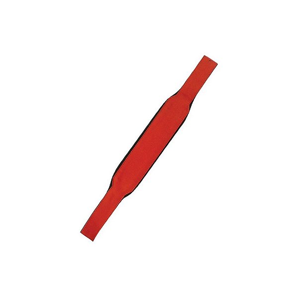 Correia de Couro Basso BX 08 Vaqueta Vermelho para Acordeons
