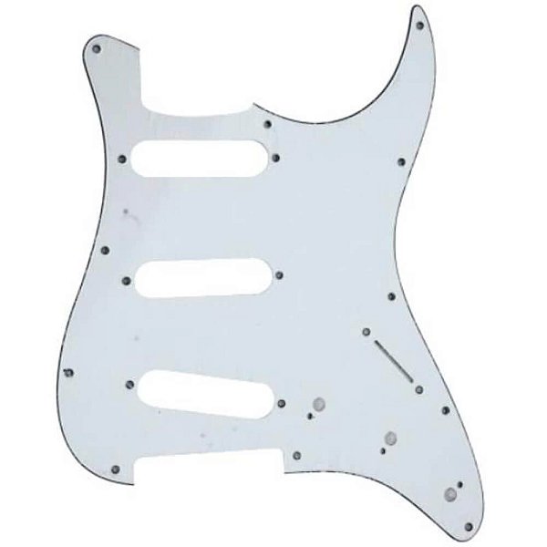 Escudo Phx 67B Branco Liso para Guitarra Stratocaster