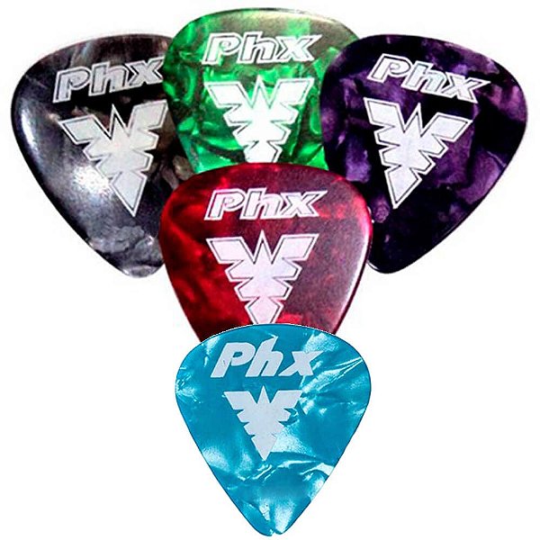 Palheta Phx 61 Fina Shell 0.46mm Cores Sortidas