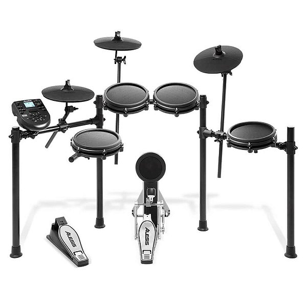 Bateria Eletrônica Alesis Nitro Mesh Kit 8 Peças