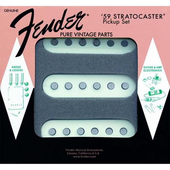 Set De Captadores Fender Pure Vintage '59 Strat Branco