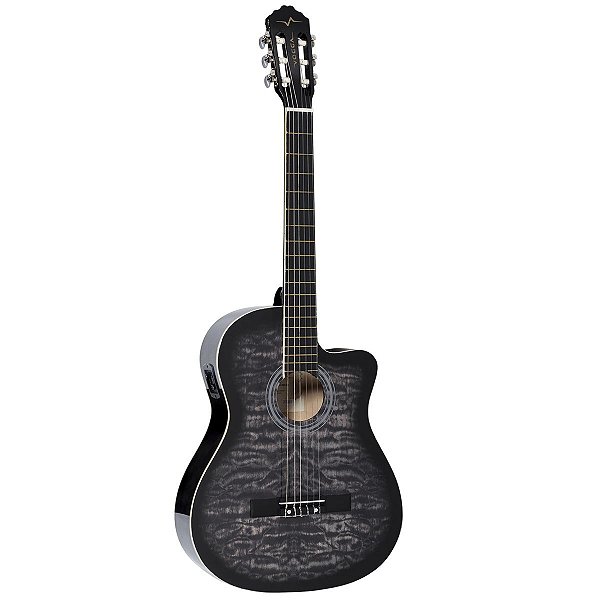Violão Eletro-Acústico Vogga VCE228GR Clássico com Cutaway