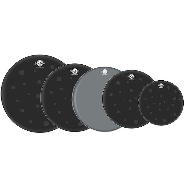Kit de Peles Luen Percussion Dudu Portes Hydraglide Black Fusion 20