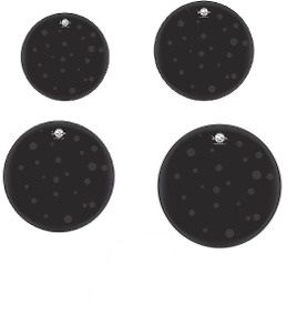 Kit de Peles Luen Dudu Portes Hydraglide Black Standart 22"