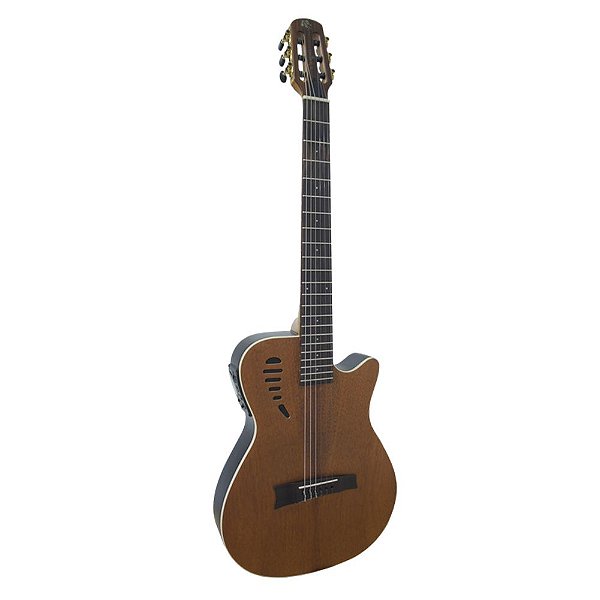 Violão Eletro-Acústico Marquês VN-11 Flat Ativo Mogno