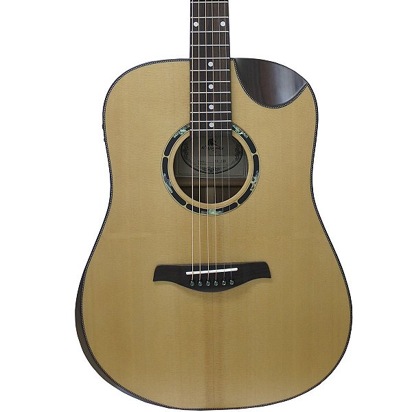 Violão Eletro-Acústico Marquês VA-196 Folk Ativo com Cutaway