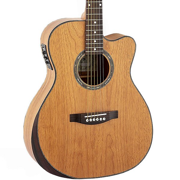 Violão Eletro-Acústico Marquês VA-184 Ativo Aço Natural