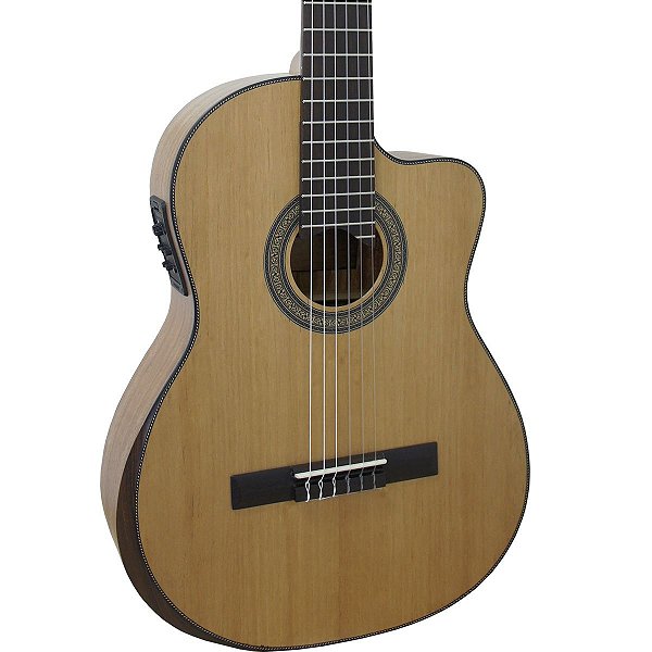 Violão Eletro-Acústico Marquês VN-181 Ativo Cutaway Natural