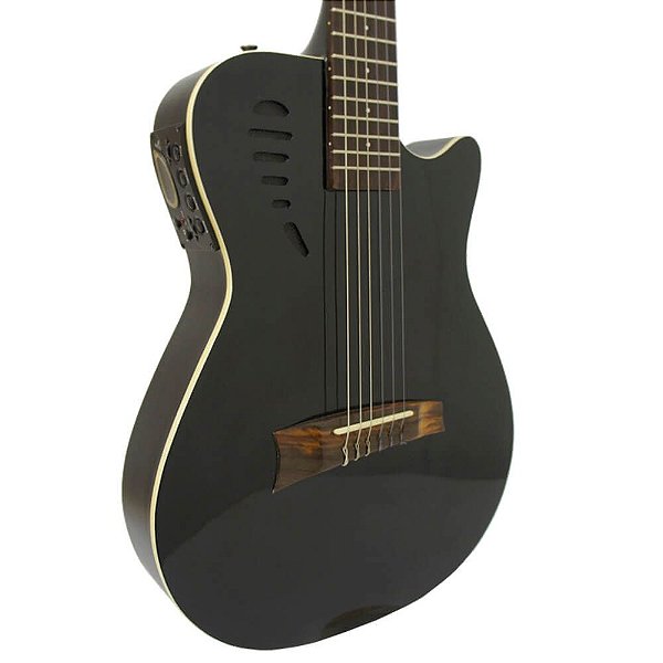 Violão Eletro-Acústico Marquês VN-11 Flat Ativo Preto