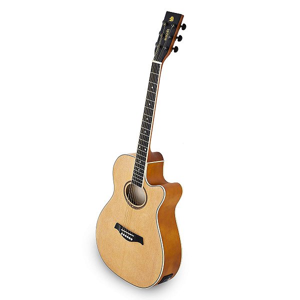 Violão Eletro-Acústico Marquês VA-200 Ativo Cutaway Natural