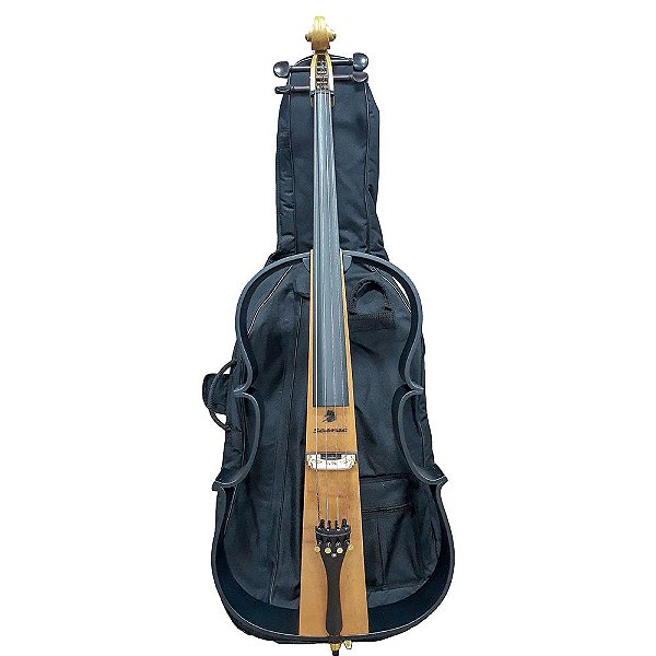 Violoncelo Marquês VCEL-128 Vazado Natural com Bag