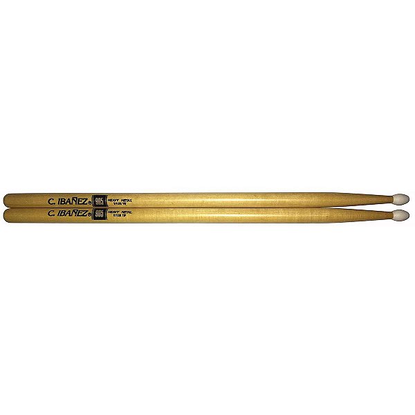 Baqueta C.IBANEZ 905 Premium Heavy Metal 2B Ponta de Nylon