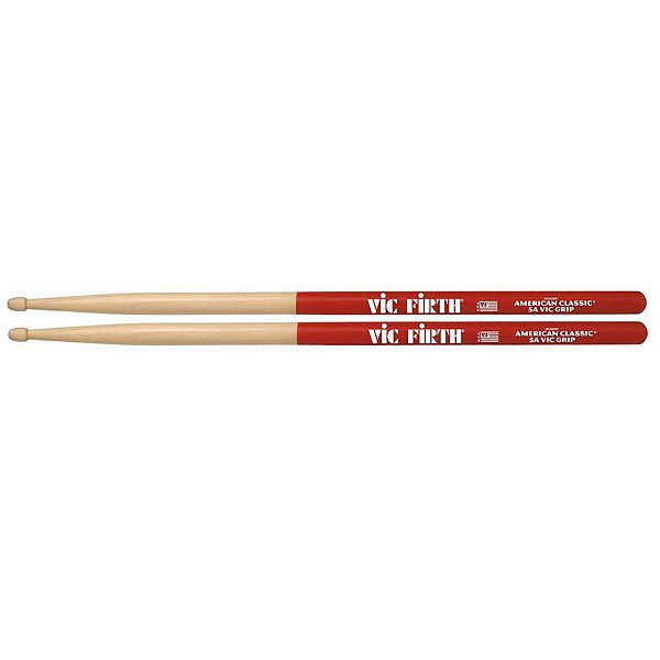 Par de Baquetas Vic Firth American Classic 5A com Vic Grip