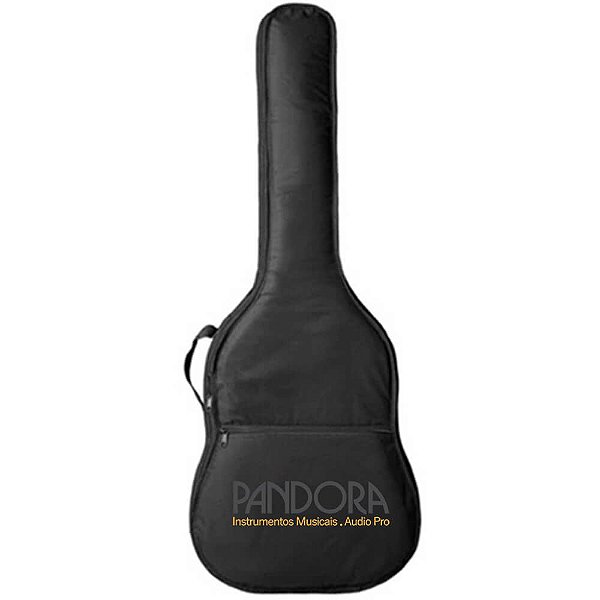 Bag Capa AVS BIC009LX Preto Luxo para Violão Folk