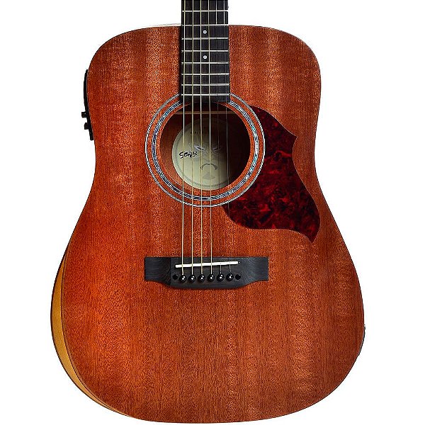 Violão Elétrico Seizi Mini Neo Tokyo Mahogany Satin com Bag