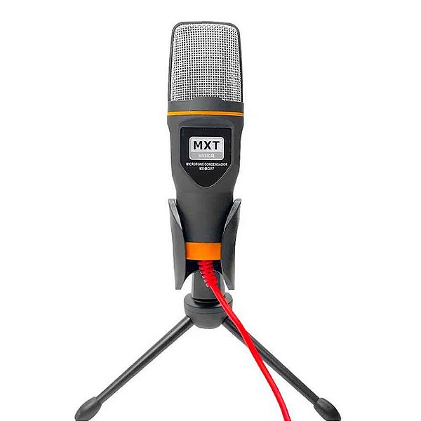 Microfone Condensador MXT MX-MC017 Pod Cast com Tripé
