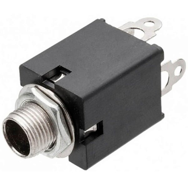 Jack Mono MXT P10 6,35mm Circuito Fechado 2P