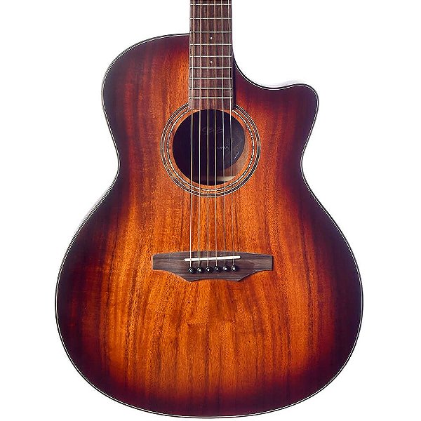 Violão Elétrico Seizi Supreme Ryu Cutaway Koa Burst com Bag