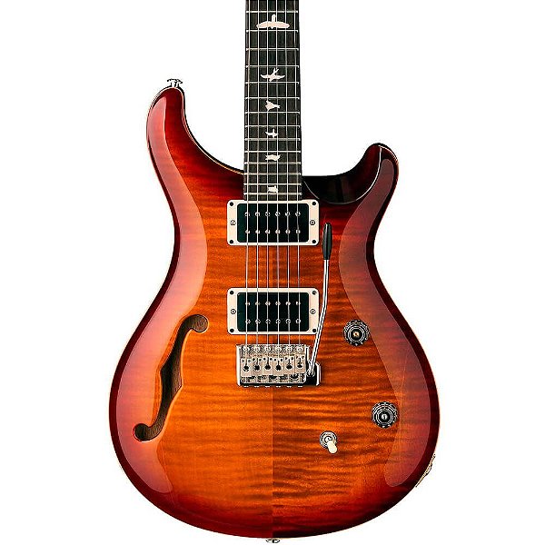 Guitarra Semi-Acústica PRS EHM4FNMTIBT Dark Cherry