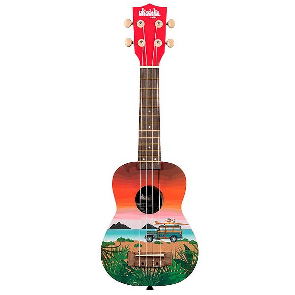 Ukulele Acústico Kala Uk Graphic Soprano Surfari