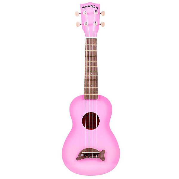Ukulele Acústico Kala MK-SD Makala Dolphin Soprano Pink