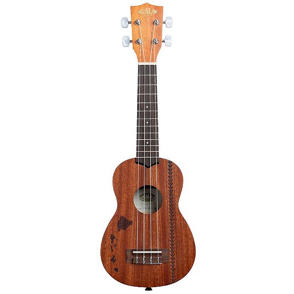 Ukulele Acústico Kala KA-15S-H2 Hawaii e Tattoo Concert