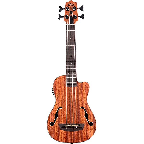 Ukulele Baixo Elétrico Kala Ubass Journeyman Mahogany