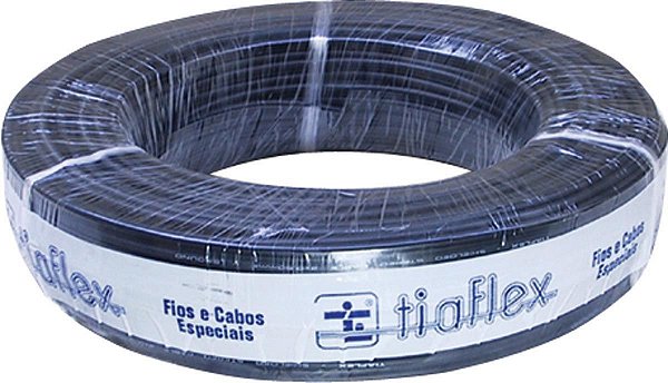 CABO STÉREO PHILIPS 2X0,20MM (24AWG) 100M PRETO