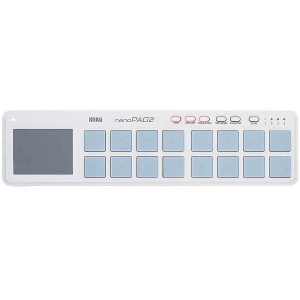Teclado Controlador Korg Nano Pad 2 Branco MIDI USB