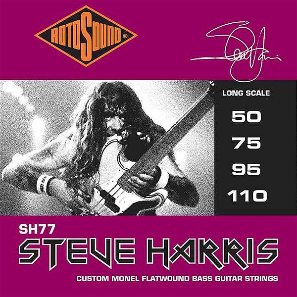 Encordoamento Rotosound SH77 Steve Harris .050 para Baixo 4C