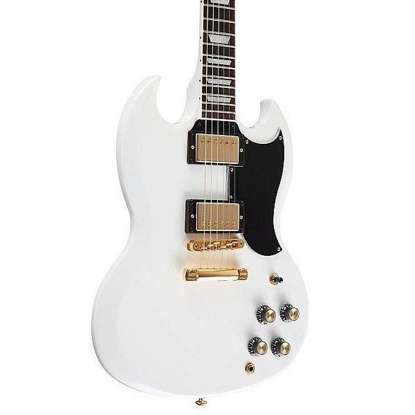 Guitarra Gibson SG Standard 2017 Gold Séries Alpine White