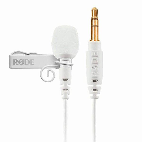 Microfone de Lapela Rode Lavalier GO White