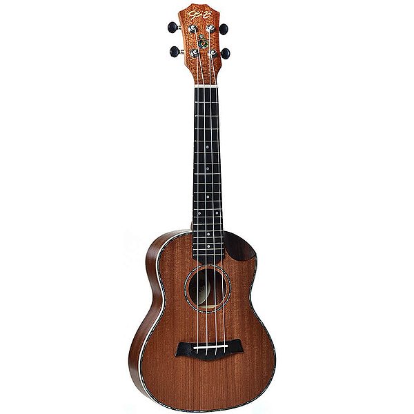 Ukulele Acústico Seizi Maui Crush Concert Sapele com Bag