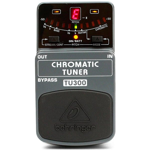 Pedal Afinador Behringer TU300 Chromatic Tuner