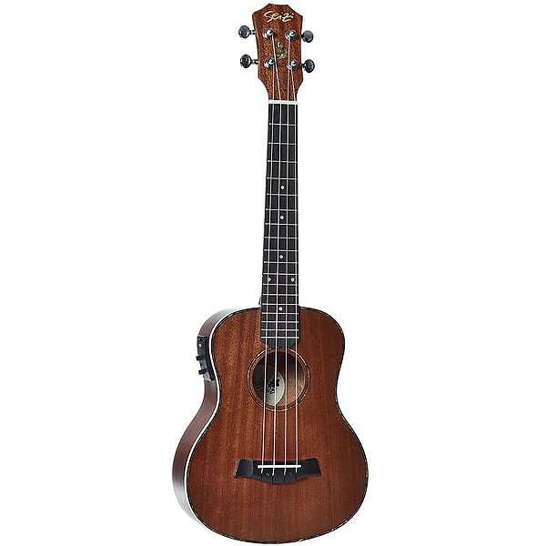 Ukulele Elétrico Seizi Maui Plus Tenor Sapele com Bag