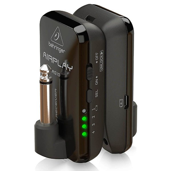Sistema Digital Behringer Air Play AG10 Sem Fio para Guitarra