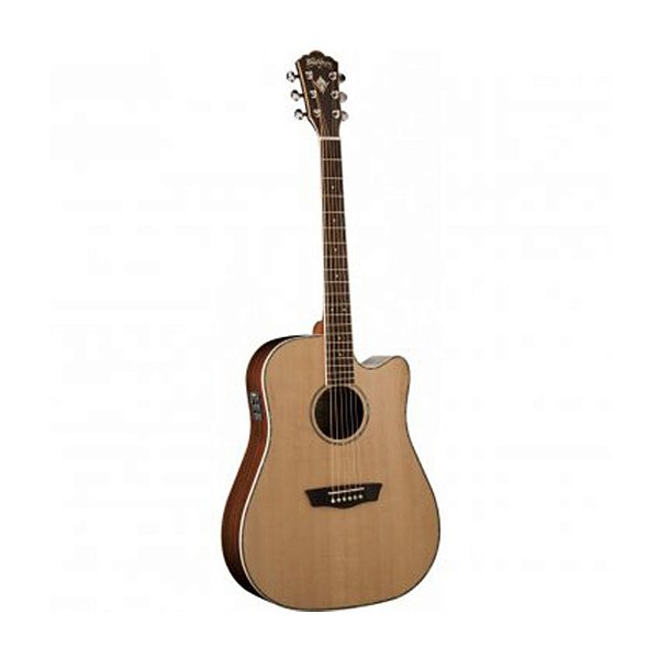 Violão WASHBURN WD25SCE Eletro Acust. Dreadnought Cutaway