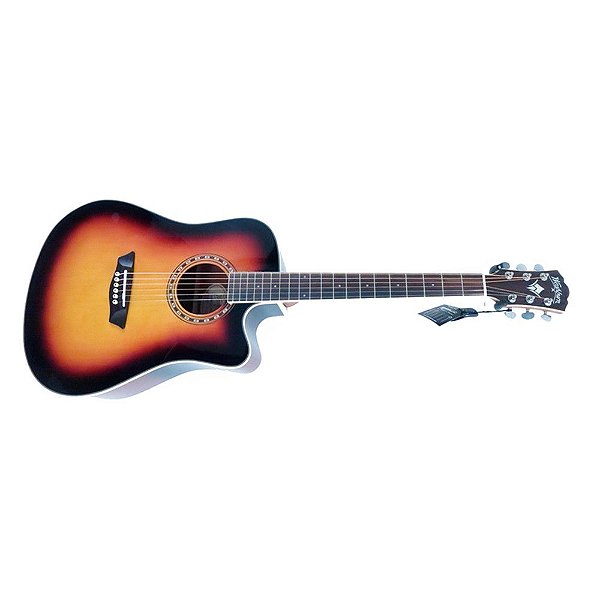 Violão Washburn WG10SCEATB Heritage Series Cutaway tobacco