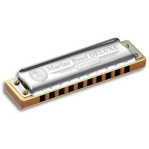 Gaita Diatônica Hohner Marine Band Deluxe 2005/20 em C (Dó)