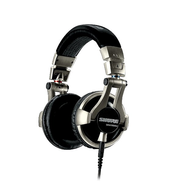Fone de ouvido Shure SRH750DJ Circumaural para DJ com Fio